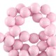 Acrylic beads 8mm round Shiny Sorbet pink